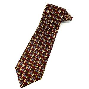 Paul Fredrick Men's Silk Necktie Equestrian Print
